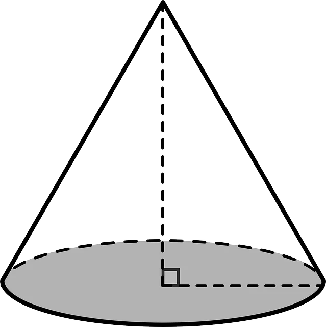 Geometrische Form Kegel