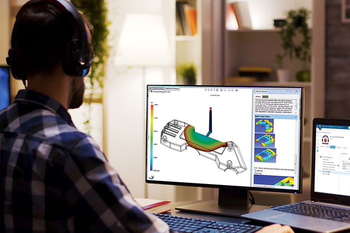 SOLIDWORKS Plastics Header