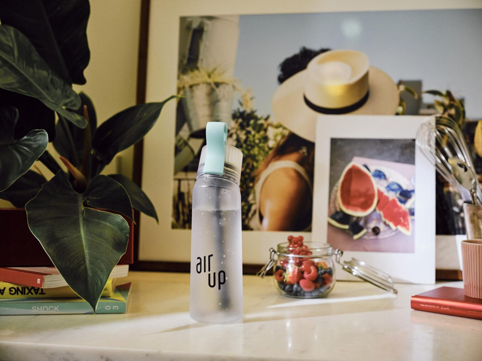 Trinkflasche von air up mit Duft-Pod