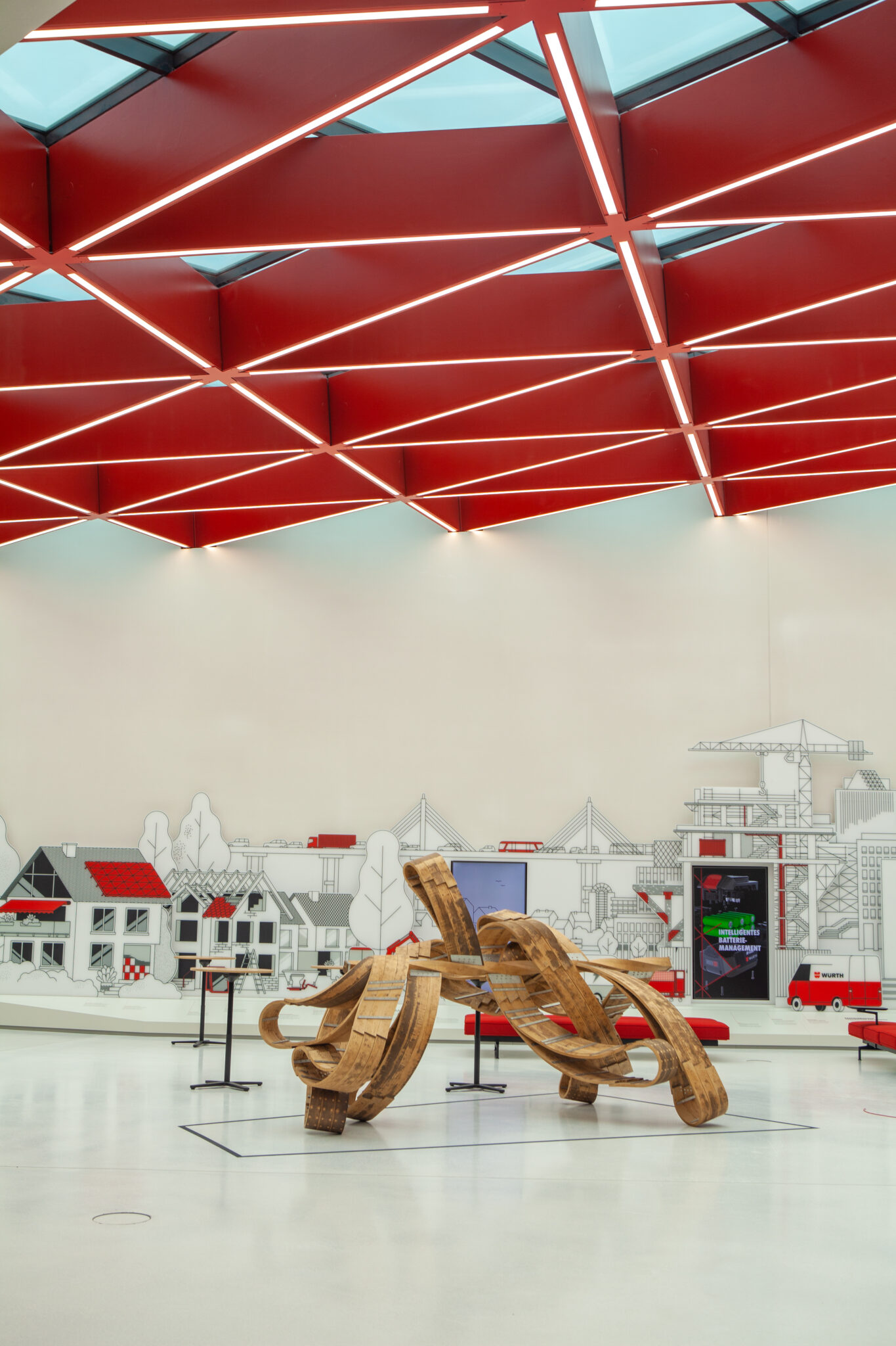 Innenansicht des Innovationszentrums CURIO von Würth