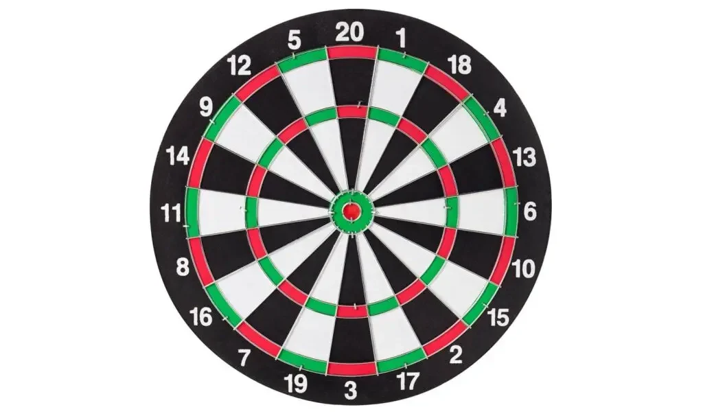 Dartscheibe Konzentrizitaet